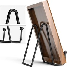 Display Stand Picture Easel Metal Plate Stands Holder Display Pictures Frame