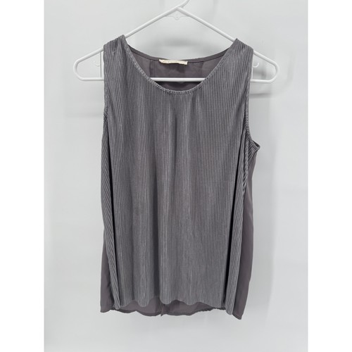 Elodie womens grey pleated - m,