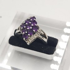 925 Sterling Silver Amethyst