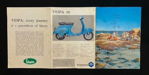 Vespa brochure joy of - vespa,