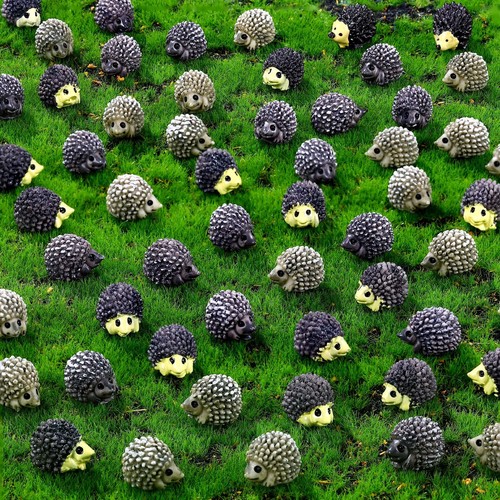 Pcs mini hedgehog figurines - pcs,