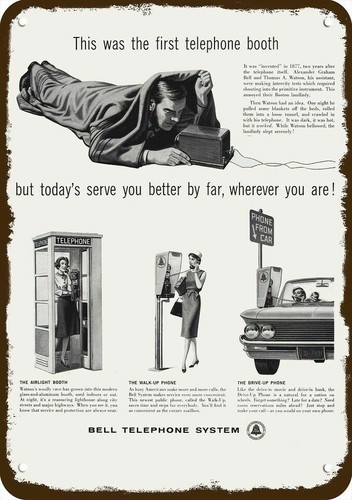 1961 bell telephone pay phone - telephone,