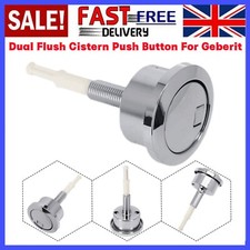 Water Tank Drain Button Dual Flush Cistern Push Button For Geberit Chrome Finish