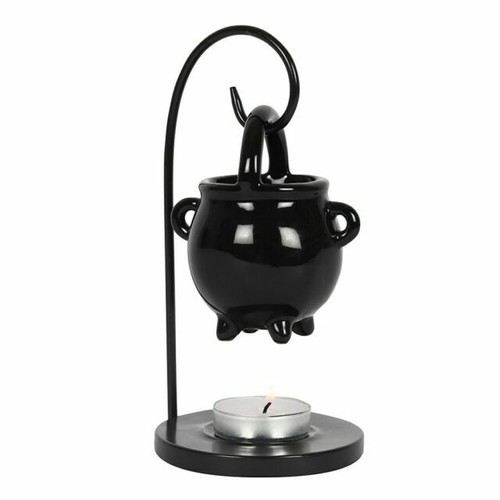 Black hanging cauldron oil - hanging,