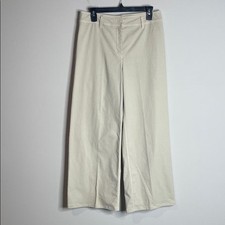Nili Lotan Women’s Beige Wide Leg Megan Pants Size 6