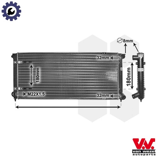 Radiator engine cooling - engine,
