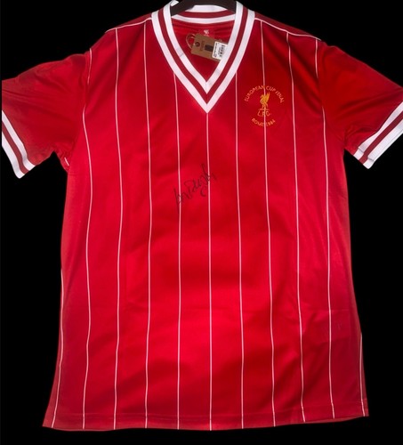 Ian rush signed - signed, liverpool