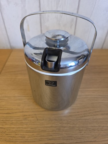 Vintage ice bucket elephant - vintage,