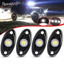 4 Pods White LED Rock