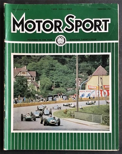 Motor sport magazine sep - sport, 1961