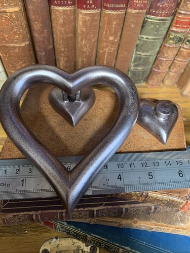 Heart door knocker pewter - -,