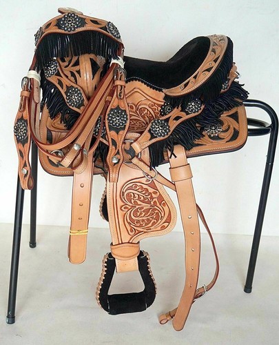 Brown gaited western barrel - brown,