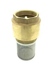 Brass Spring Check Foot Valve