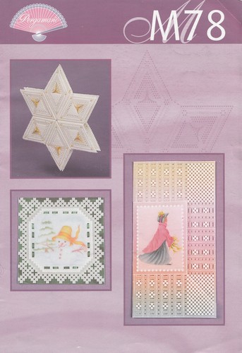 Pergamano christmas cards - christmas, &