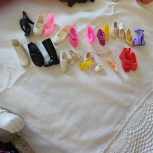 Dolls shoes all odd and - all,