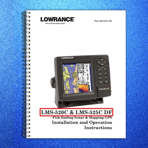 Lowrance lms 520c - 525c, df