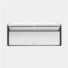 Brabantia Fall Front Bread Bin - Matt Steel