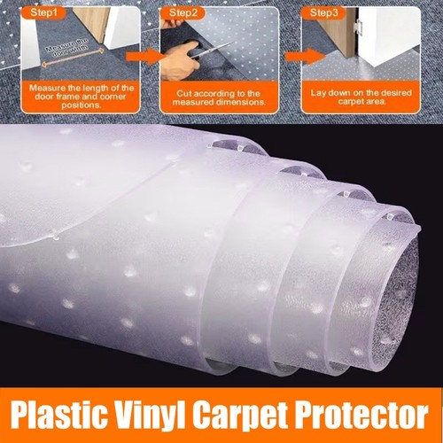 Heavy duty clear vinyl carpet - vinyl,