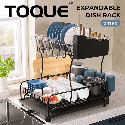 Toque expandable dish drainer - toque,