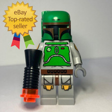 *NEW* REAL LEGO Star Wars Cloud City Boba Fett Custom Minifigure 10123 (BLASTER)