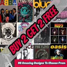 Rock band Concert Vintage Posters Prints Gifts Wall Art Home Decor