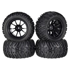 4Pcs 127mm 10 Contour Off-road Car Wheel Rim Tires for 1/10 Monster Truck Car