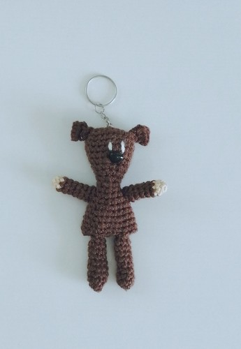 Keyring soft crochet - keyring., mr