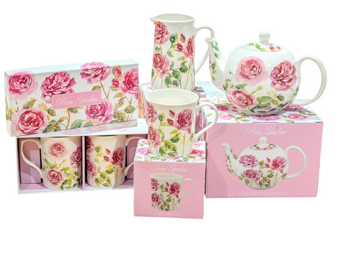 Rose garden tea cups - -, the