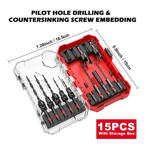 Ezarc pcs countersink drill - 15,