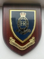 1st Regiment Royal Horse Artillery  regimental mess wall plaque shield