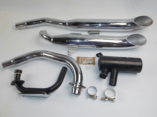 Mach chrome exhaust muffler - mach,