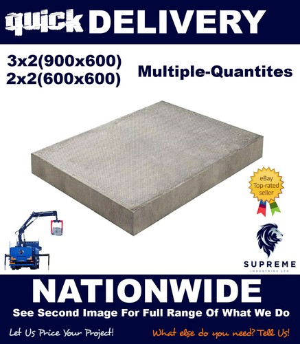 Concrete flags slabs grey - concrete, /