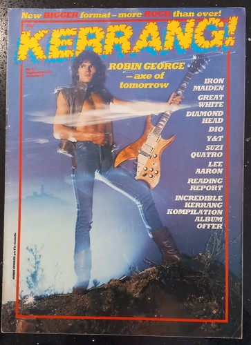 Vintage kerrang magazine - kerrang,