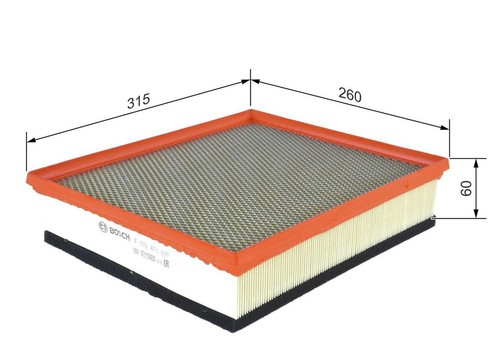 Bosch air filter fits - bosch, vw