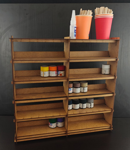 Paint stand 120 pots - , rack