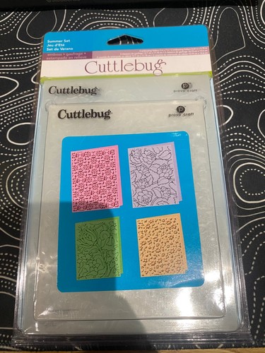Cuttlebug summer set embossing - summer,