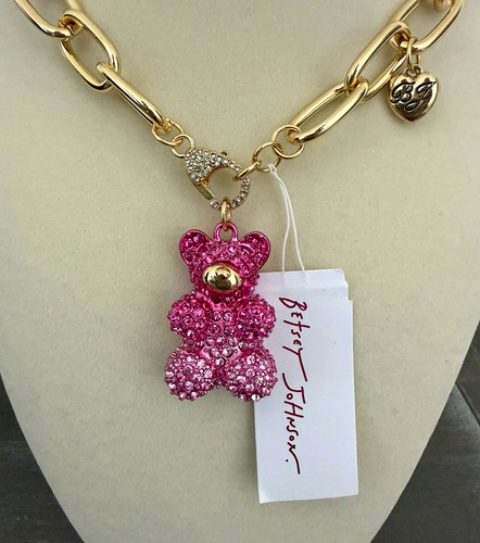 Betsey johnson pink pavé - johnson,