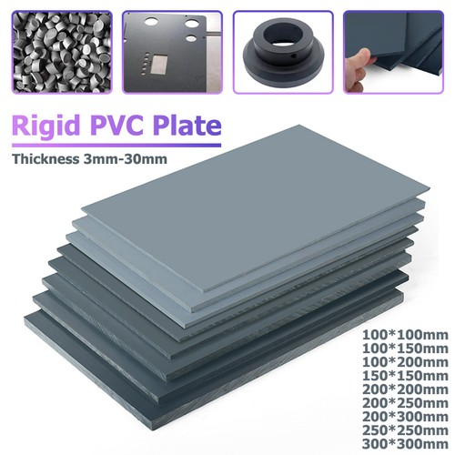 Grey pvc plastic - grey, sheet