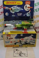 Vintage Dinky 351 UFO S.H.A.D.O. Interceptor Original Display Boxed Instructions