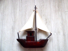 Vintage Wooden Pond Yacht