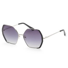 Guess Women's Factory 57mm Shiny Light Nickeltin Sunglasses GF0387-10B-57