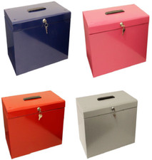 A4 Metal File Filing Box