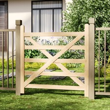 Garden Wooden Gate Pedestrian