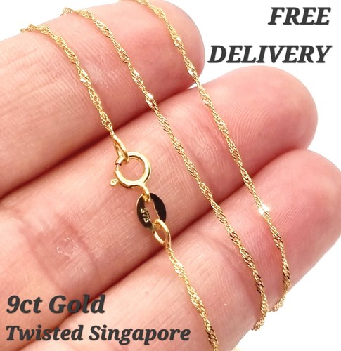 9ct gold chain - 9ct, necklace