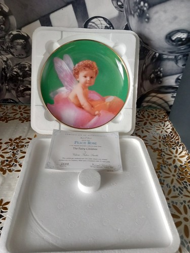 Peach rose original porcelain - rose,