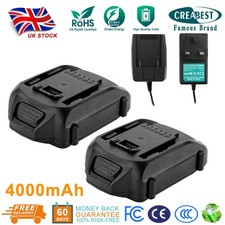 Battery/Charger For Worx 4000mAh 18V Li-ion WA3512.1 WA3512 WG151 WG251 WG540