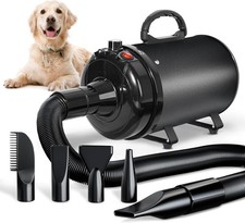 TRIGRAND Dog Hair Dryer Blaster Low Noise 3000W Pet Grooming Hair Dryer Tempera