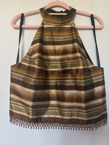 Joseph ribkoff metallic halter - joseph,