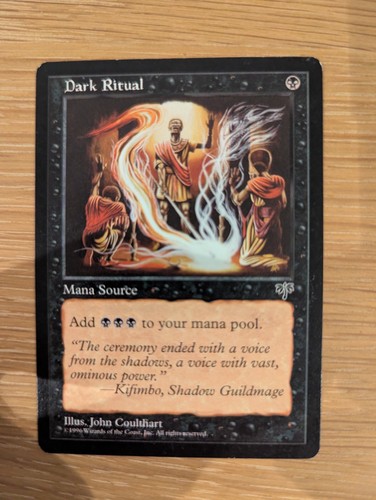 Dark ritual mirage ex - dark, ex]
