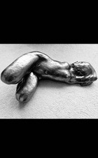 READY TO POST Fibreglass And Latex Mould Of A Lovely Lady Abstract 15 Inch/8inch